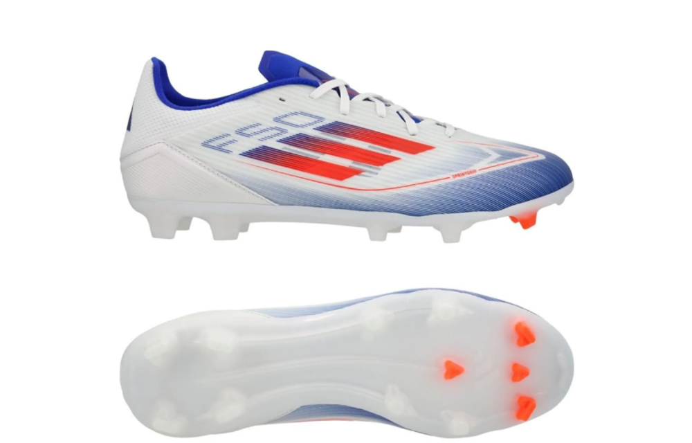 adidas F50 League FG / MG - Cloud White/Solar Red/Lucid Blue