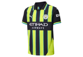 Puma Manchester City 2024 -25 Youth Away Jersey - Navy/Yellow Glow