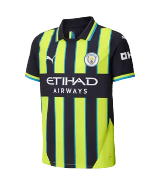 Puma Puma Manchester City 2024 -25 Youth Away Jersey - Navy/Yellow Glow