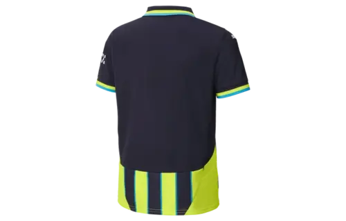 Puma Manchester City 2024 -25 Youth Away Jersey - Navy/Yellow Glow