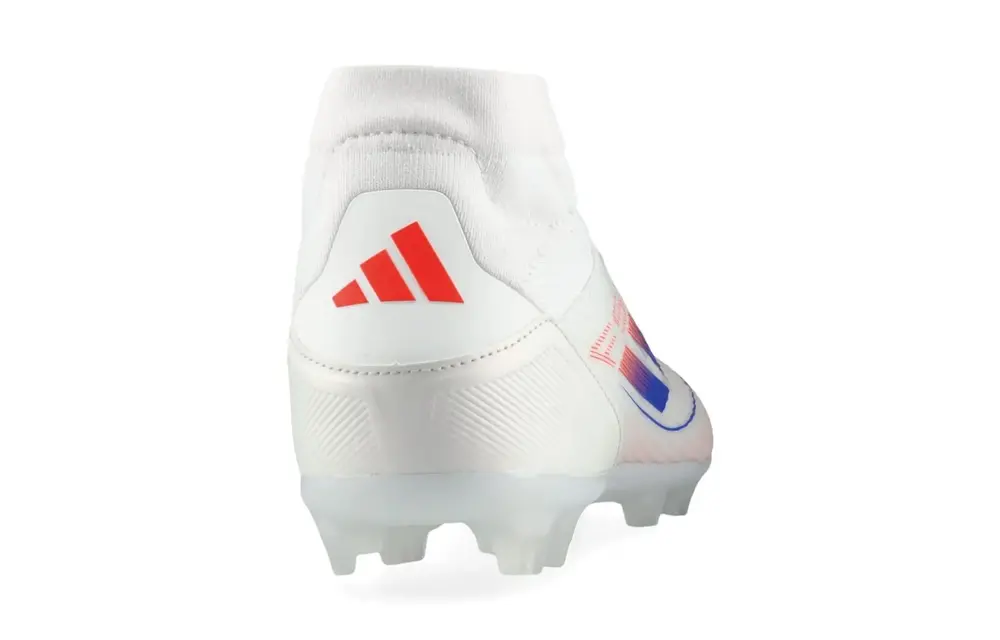 adidas Womens F50 League Mid FG / MG - Cloud White/Solar Red/Lucid Blue