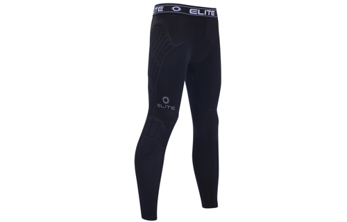 Elite Sports Youth BaDS  Defensive Shield 3mm GK Goalkeeper Leggings Pants - Black