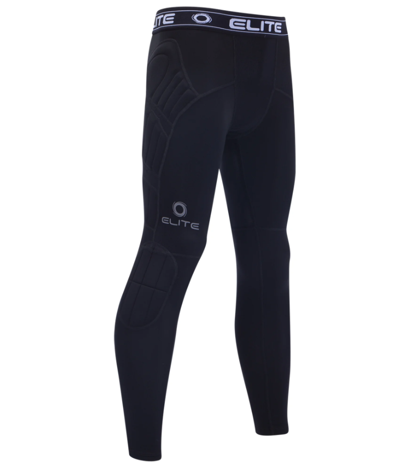 Elite Sports Youth BaDS  Defensive Shield 3mm GK Goalkeeper Leggings Pants - Black