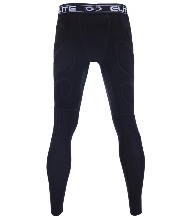 Elite Sports Youth BaDS  Defensive Shield 3mm GK Goalkeeper Leggings Pants - Black