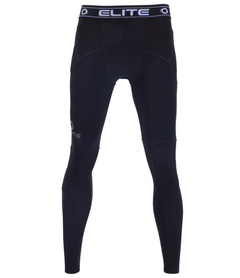 Elite Sports Youth BaDS  Defensive Shield 3mm GK Goalkeeper Leggings Pants - Black