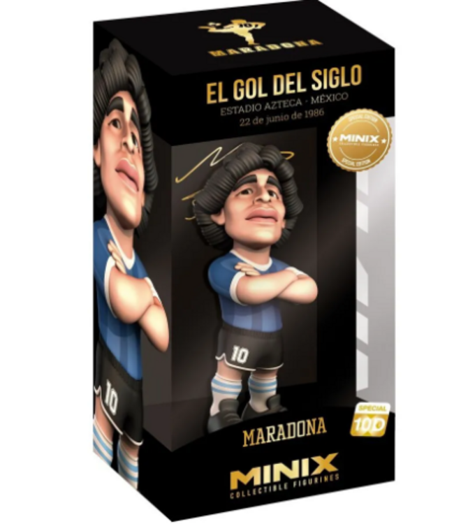 Banbo Toys BT Maradona Argentina Goal of The Century Limited Edition Minix 12 cm Figurine