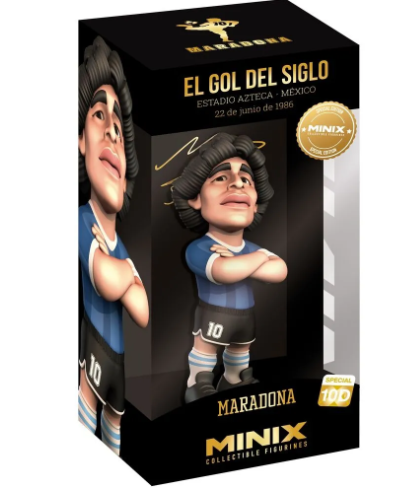 BT Maradona Argentina Goal of The Century Limited Edition Minix 12 cm Figurine
