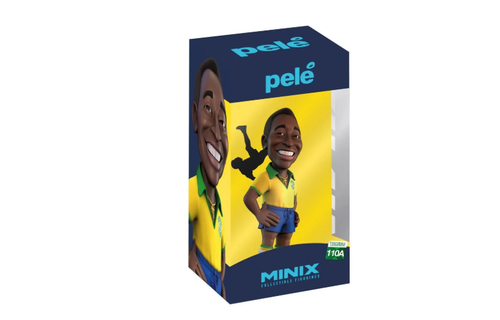 BT Pele Brazil Home Kit Limited Edition Minix 12 cm Figurine