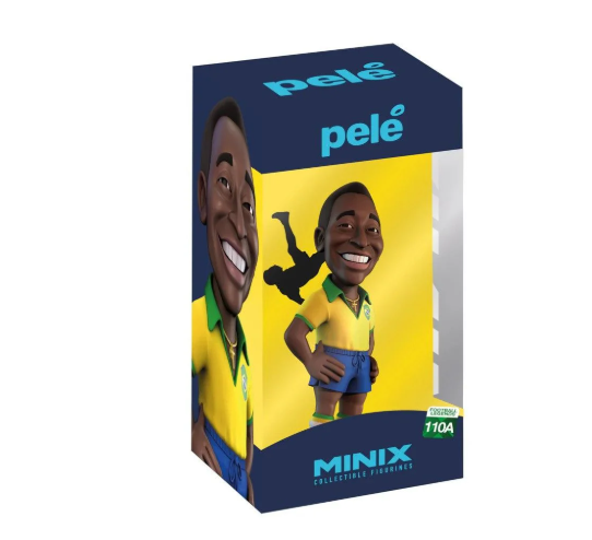 BT Pele Brazil Home Kit Limited Edition Minix 12 cm Figurine
