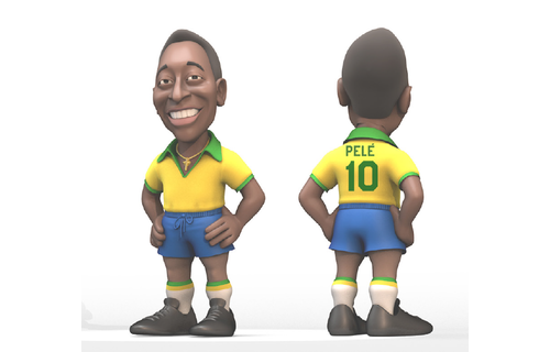 BT Pele Brazil Home Kit Limited Edition Minix 12 cm Figurine