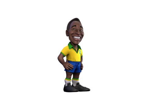 BT Pele Brazil Home Kit Limited Edition Minix 12 cm Figurine