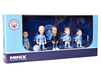 BT Manchester City Minix 7 cm - 5 Pack Figurine Set