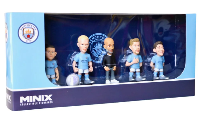 BT Manchester City Minix 7 cm - 5 Pack Figurine Set