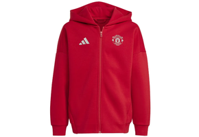 adidas Youth Manchester United 2024-25 Anthem Jacket - Red