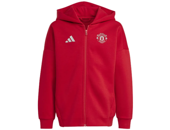 adidas Youth Manchester United 2024-25 Anthem Jacket - Red