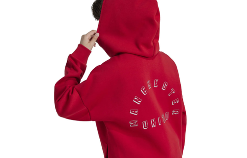 adidas Youth Manchester United 2024-25 Anthem Jacket - Red