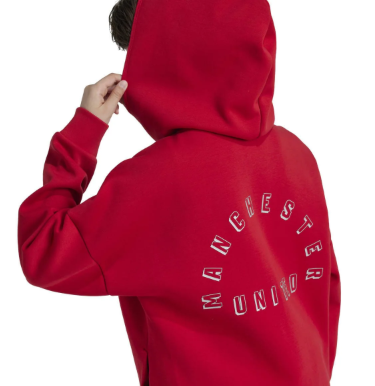 adidas Youth Manchester United 2024-25 Anthem Jacket - Red
