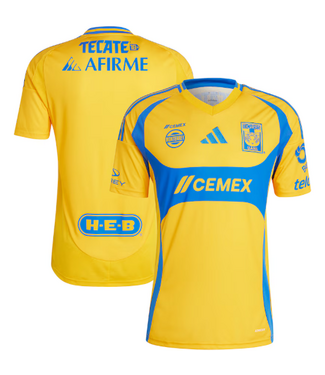 adidas adidas UANL Tigres 2024-25 Home Jersey - Collegiate Gold