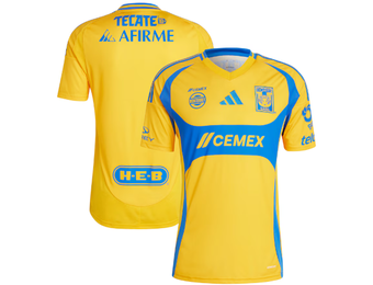 adidas UANL Tigres 2024-25 Home Jersey - Collegiate Gold