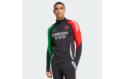 adidas Arsenal 2024 - 25 Tiro Training Top - Black/Red/Green