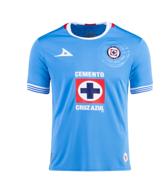 Pirma Pirma Youth Cruz Azul 2024-25 Home Jersey - Sky Blue/White