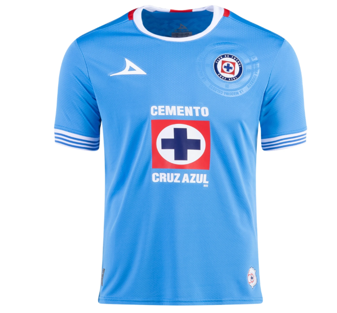 Pirma Youth Cruz Azul 2024-25 Home Jersey - Sky Blue/White