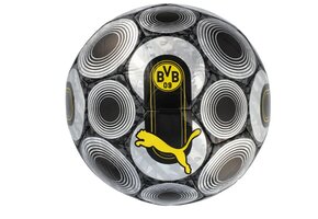 Puma BVB Borussia Dortmund 2023 - 24 ftBl Culture + Soccer Ball - Silver/Yellow/Black