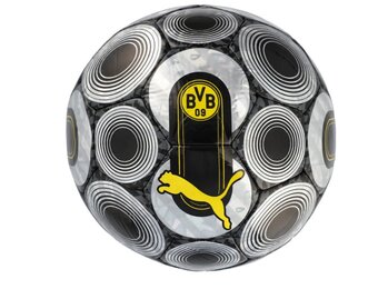 Puma BVB Borussia Dortmund 2023 - 24 ftBl Culture + Soccer Ball - Silver/Yellow/Black
