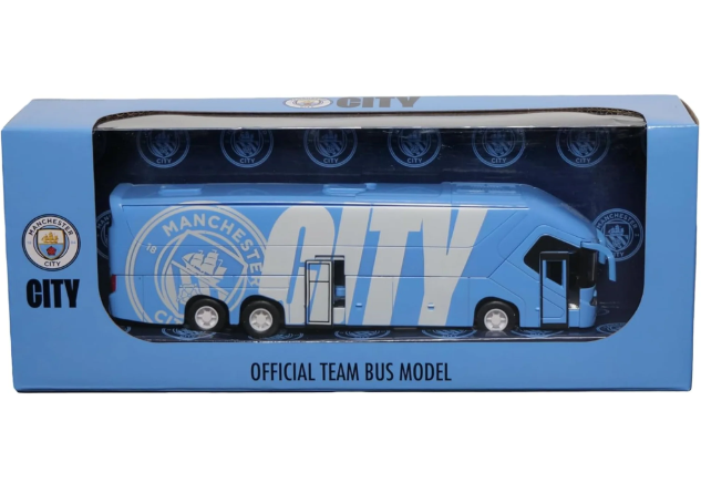 BT Manchester City Team Bus Figurine 8" W