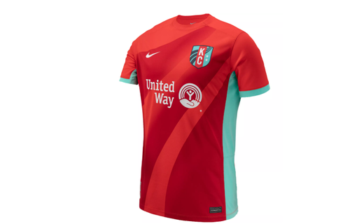 Nike Mens Kansas City KC Current 2024 / 2025 Home Jersey - Comet Red