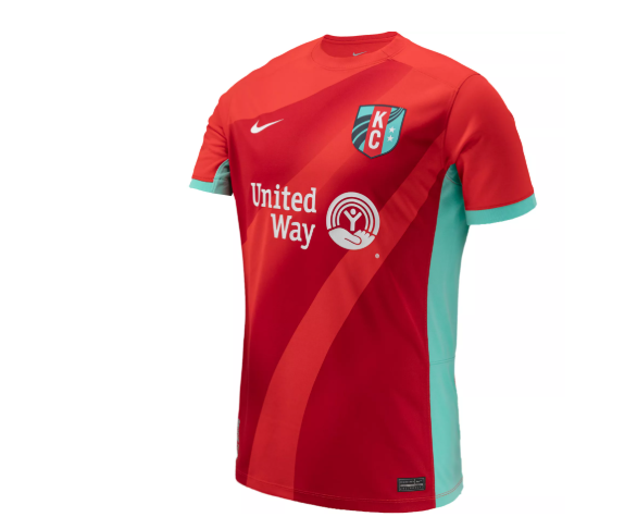 Nike Mens Kansas City KC Current 2024 / 2025 Home Jersey - Comet Red