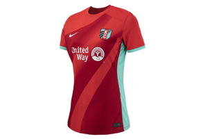 Nike Womens Kansas City KC Current 2024 - 2025 Home Jersey - Comet Red