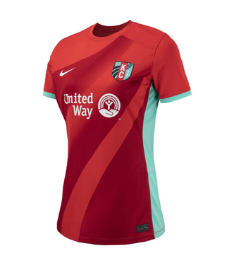 Nike Nike Womens Kansas City KC Current 2024 - 2025 Home Jersey - Comet Red