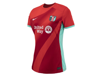 Nike Womens Kansas City KC Current 2024 - 2025 Home Jersey - Comet Red
