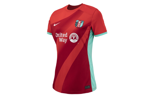 Nike Womens Kansas City KC Current 2024 - 2025 Home Jersey - Comet Red