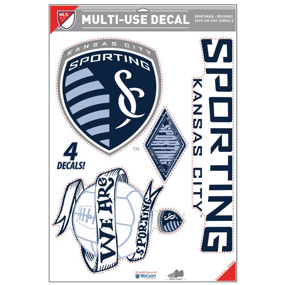 WinCraft Sporting Kansas City Multi Use 11 x 17 Decal