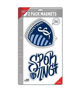 Wincraft WinCraft Sporting Kansas City SKC 2 Pack 5 x 9 Magnets