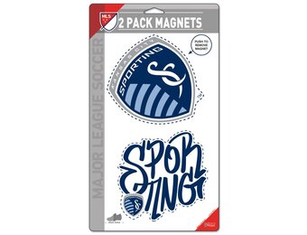 WinCraft Sporting Kansas City SKC 2 Pack 5 x 9 Magnets