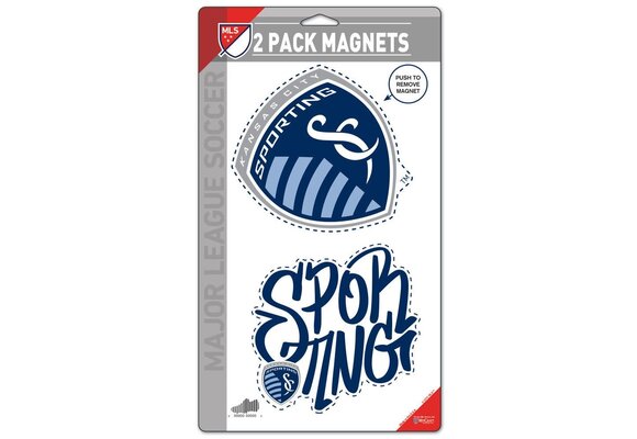 WinCraft Sporting Kansas City SKC 2 Pack 5 x 9 Magnets