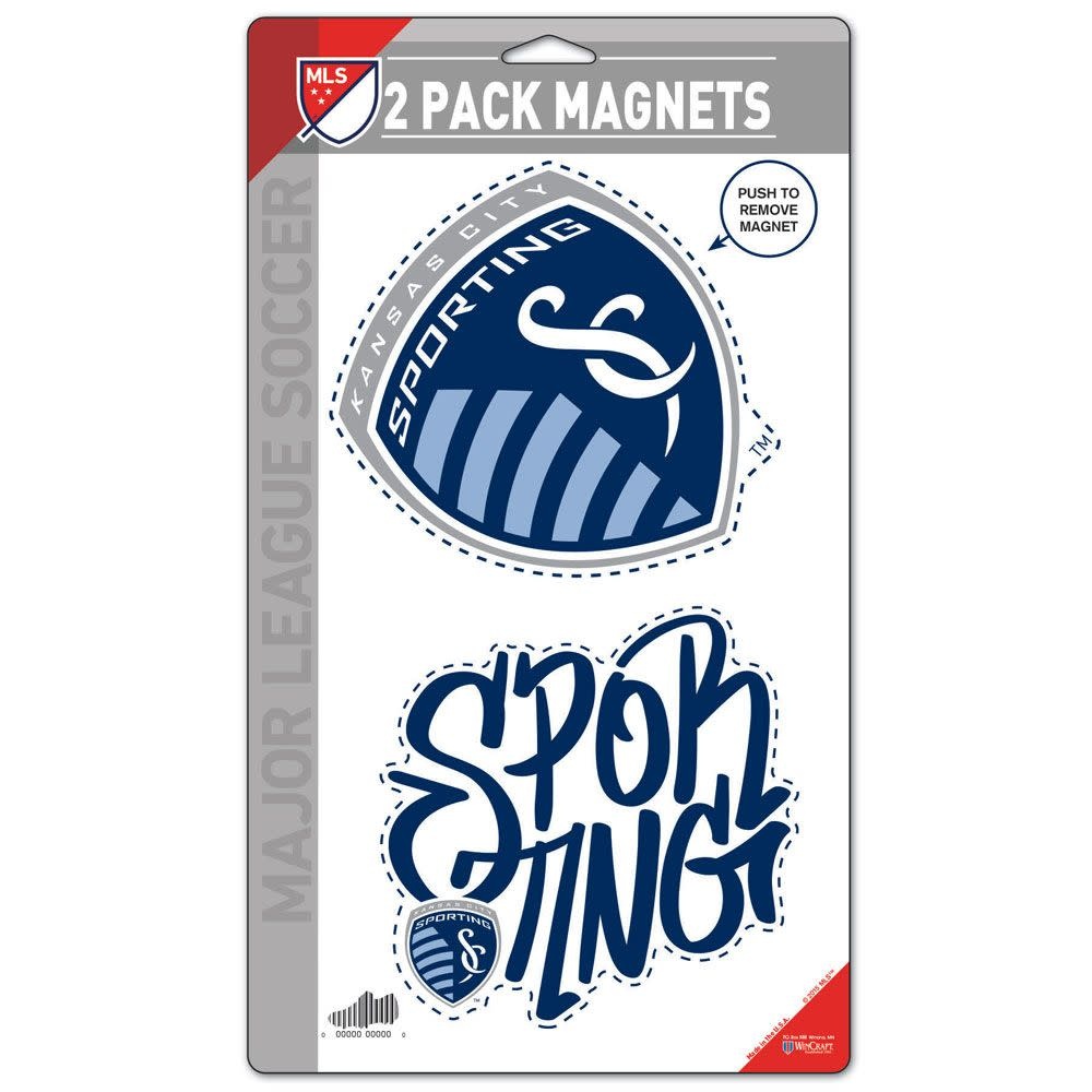 WinCraft Sporting Kansas City SKC 2 Pack 5 x 9 Magnets