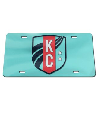 Wincraft Wincraft NWSL KC Current Specialty Acrylic License Plate - Teal