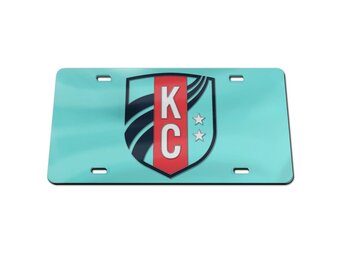 Wincraft NWSL KC Current Specialty Acrylic License Plate - Teal