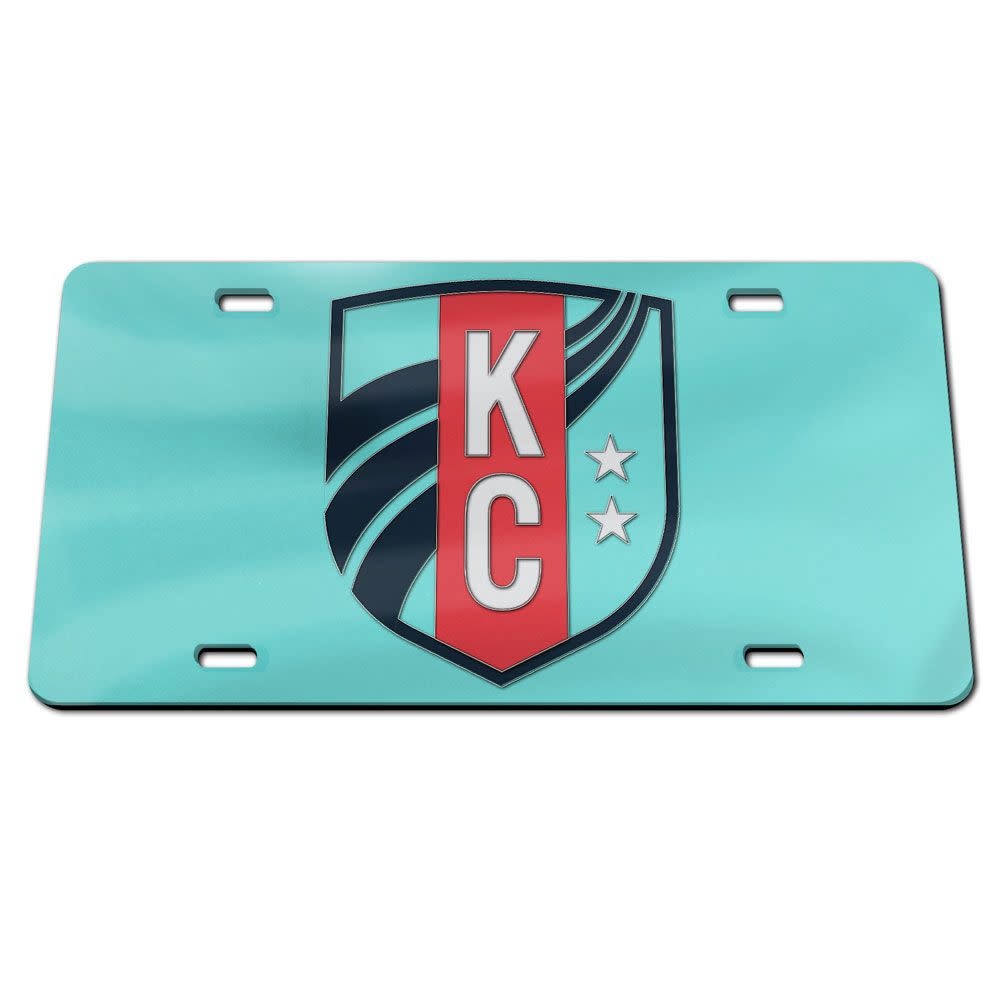 Wincraft NWSL KC Current Specialty Acrylic License Plate - Teal