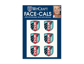 WinCraft Kansas City KC Current Face-Cals Decals