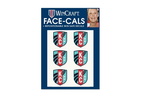 WinCraft Kansas City KC Current Face-Cals Decals