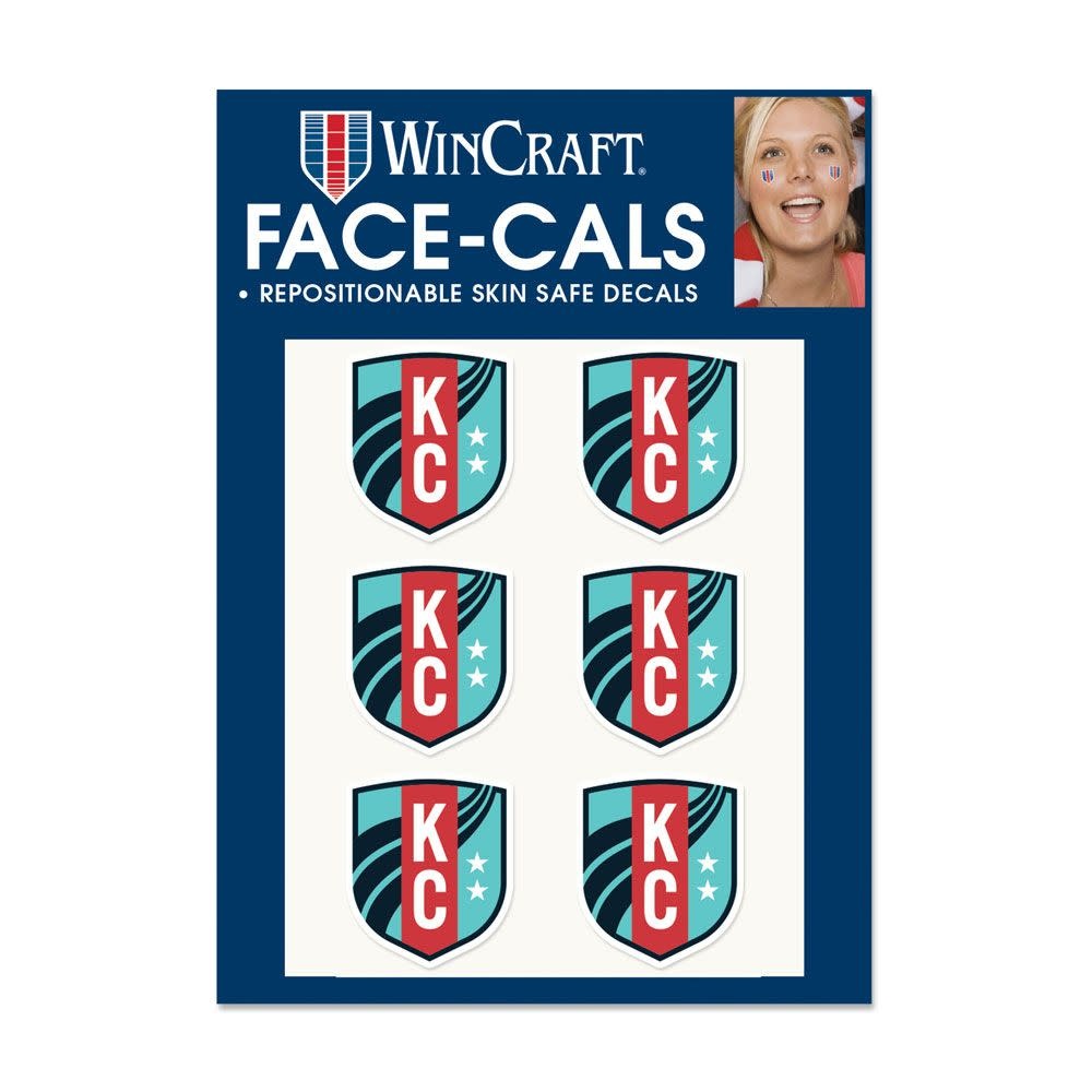 WinCraft Kansas City KC Current Face-Cals Decals