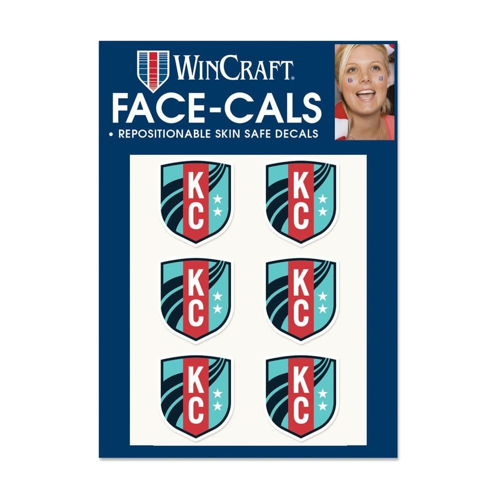 WinCraft Kansas City KC Current Face-Cals Decals