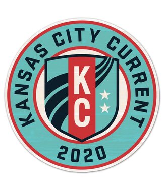 Wincraft Wincraft KC CUrrent 14" Round Colored Fan Wooden Sign