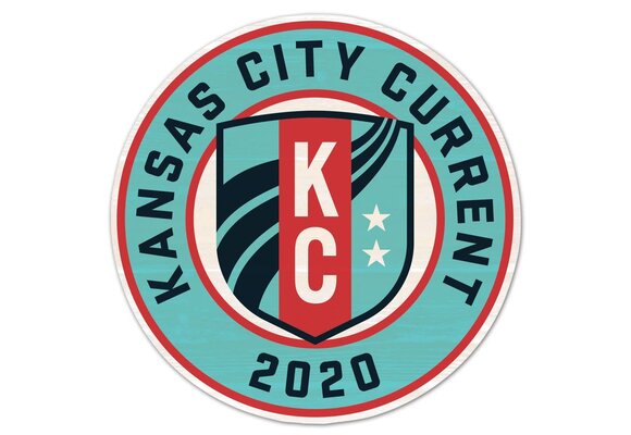 Wincraft KC CUrrent 14" Round Colored Fan Wooden Sign