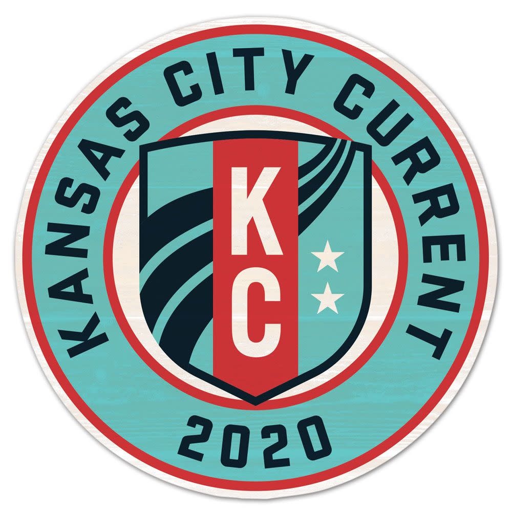 Wincraft KC CUrrent 14" Round Colored Fan Wooden Sign